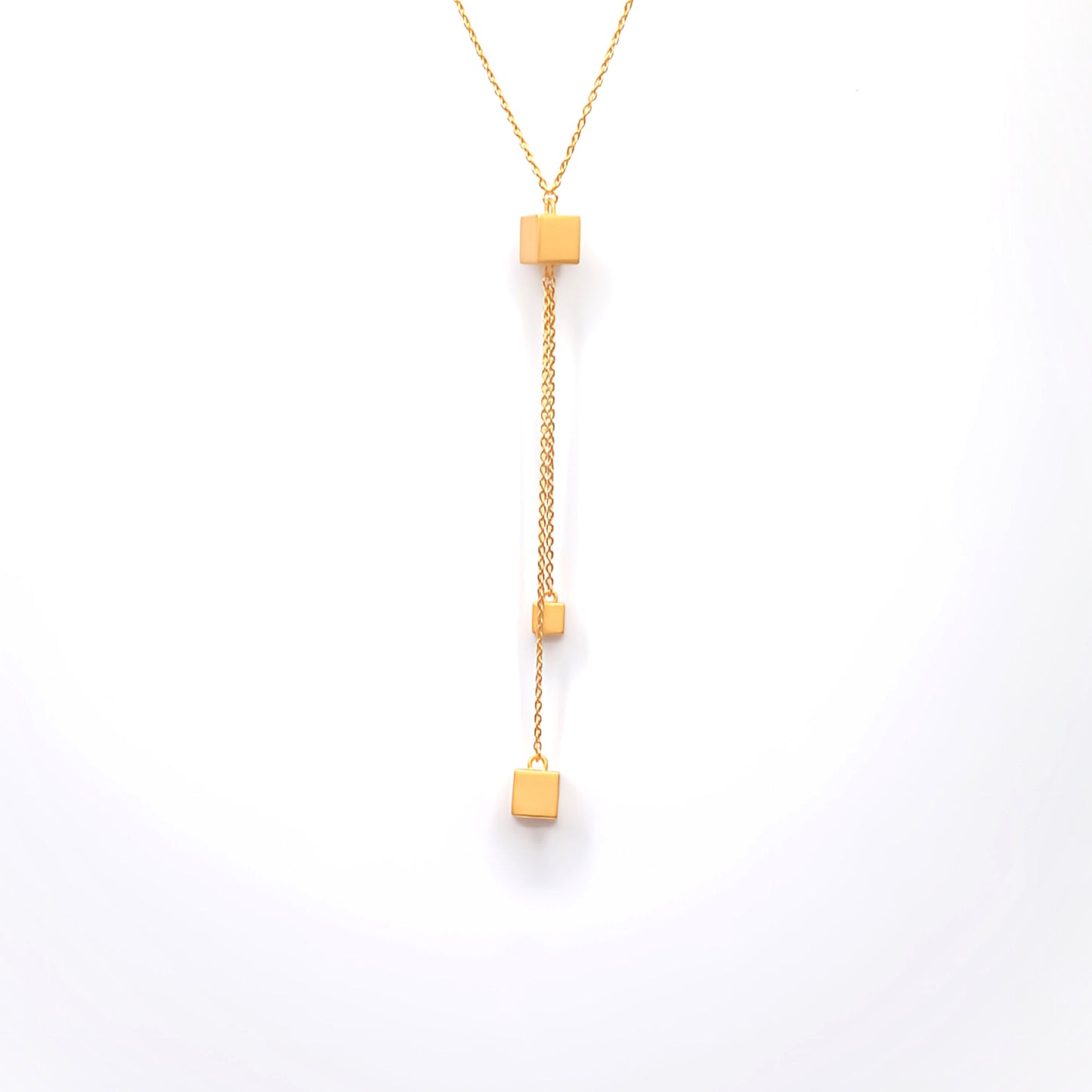 22K / 916 Gold - 3 Cubes Necklace - 8.86 gm