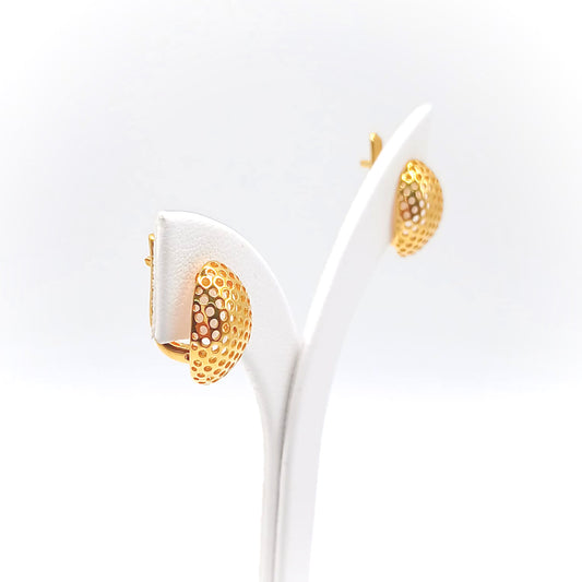 22K / 916 Gold - Inspire Jubilee Dottee Oval Earring - 3.16 gm