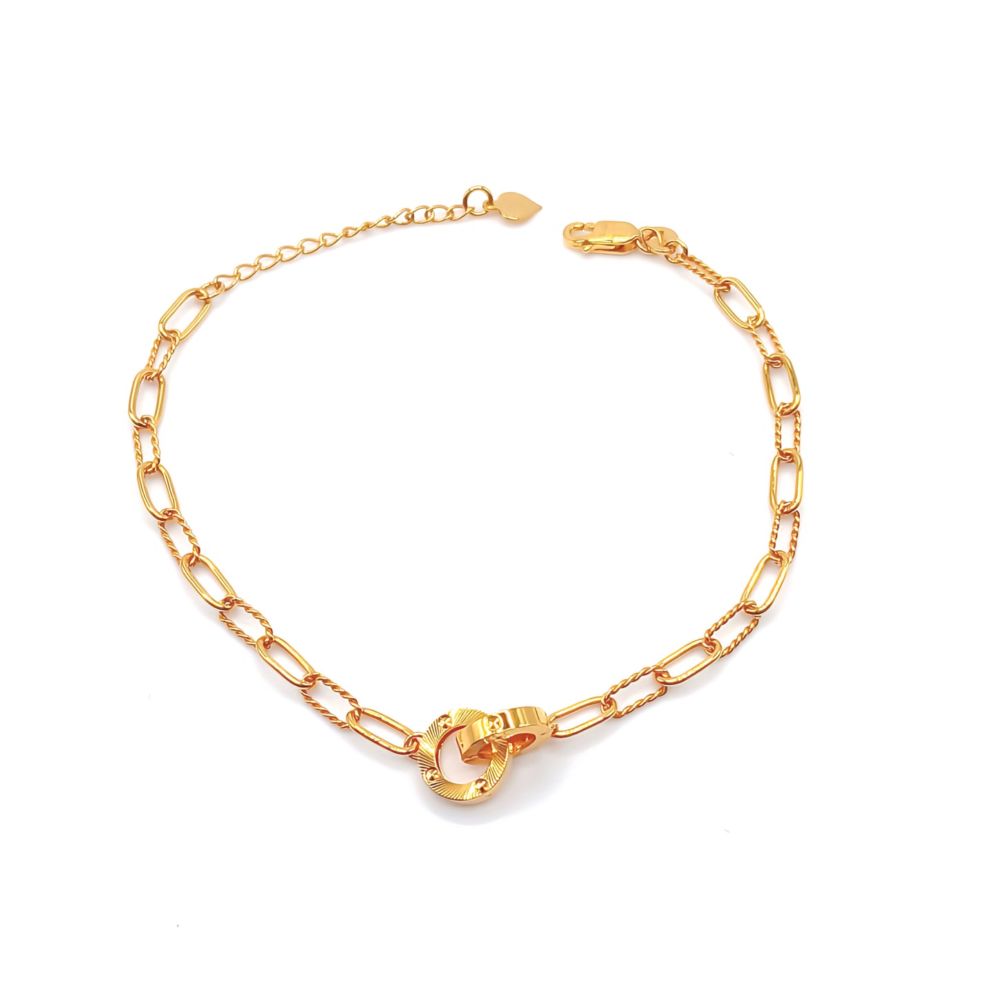 22K / 916 Gold - Inspire Chieti Swastika Bracelet - 4.36 gm
