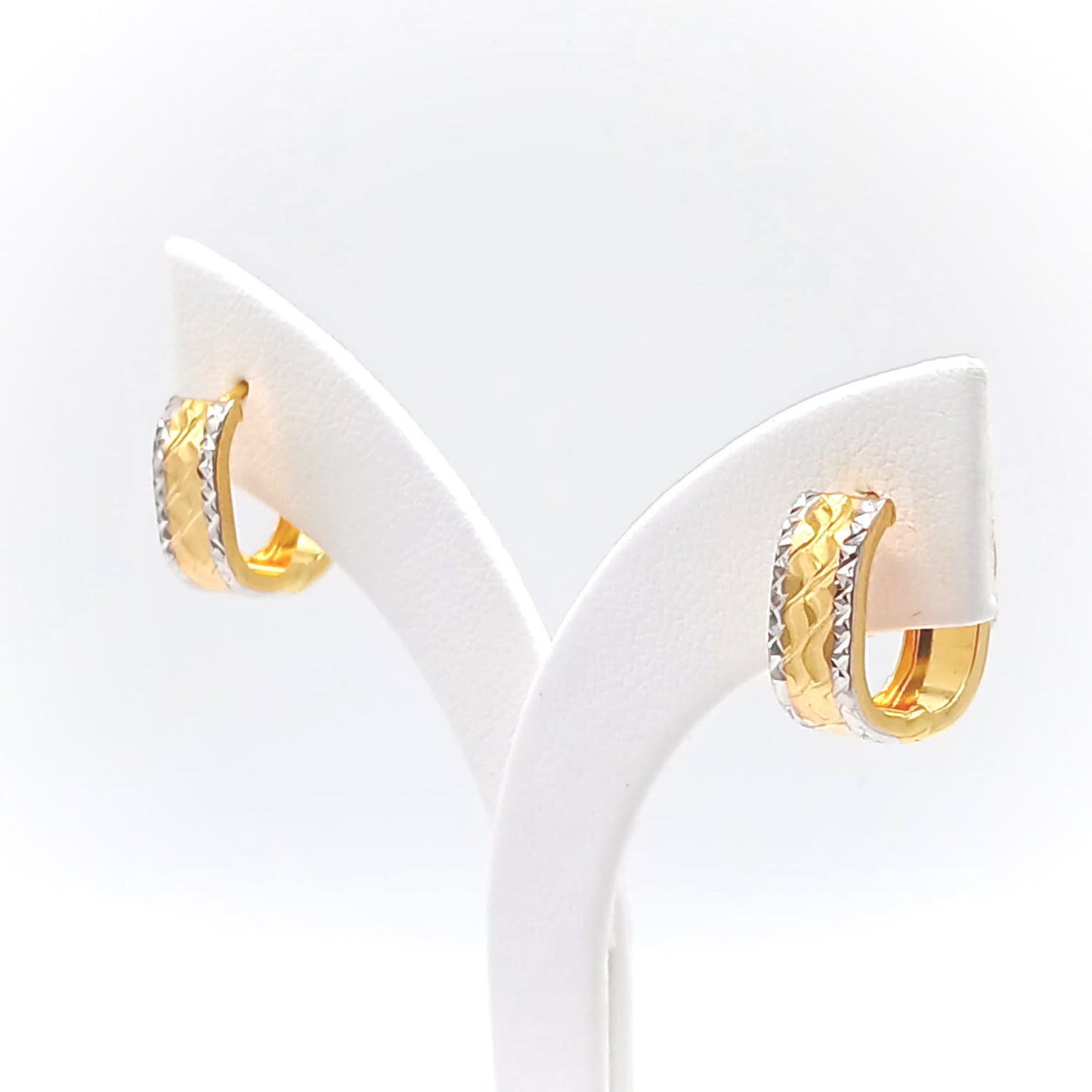 22K / 916 Gold - Inspire Jubilee Double Tone Earring - 2.53 gm