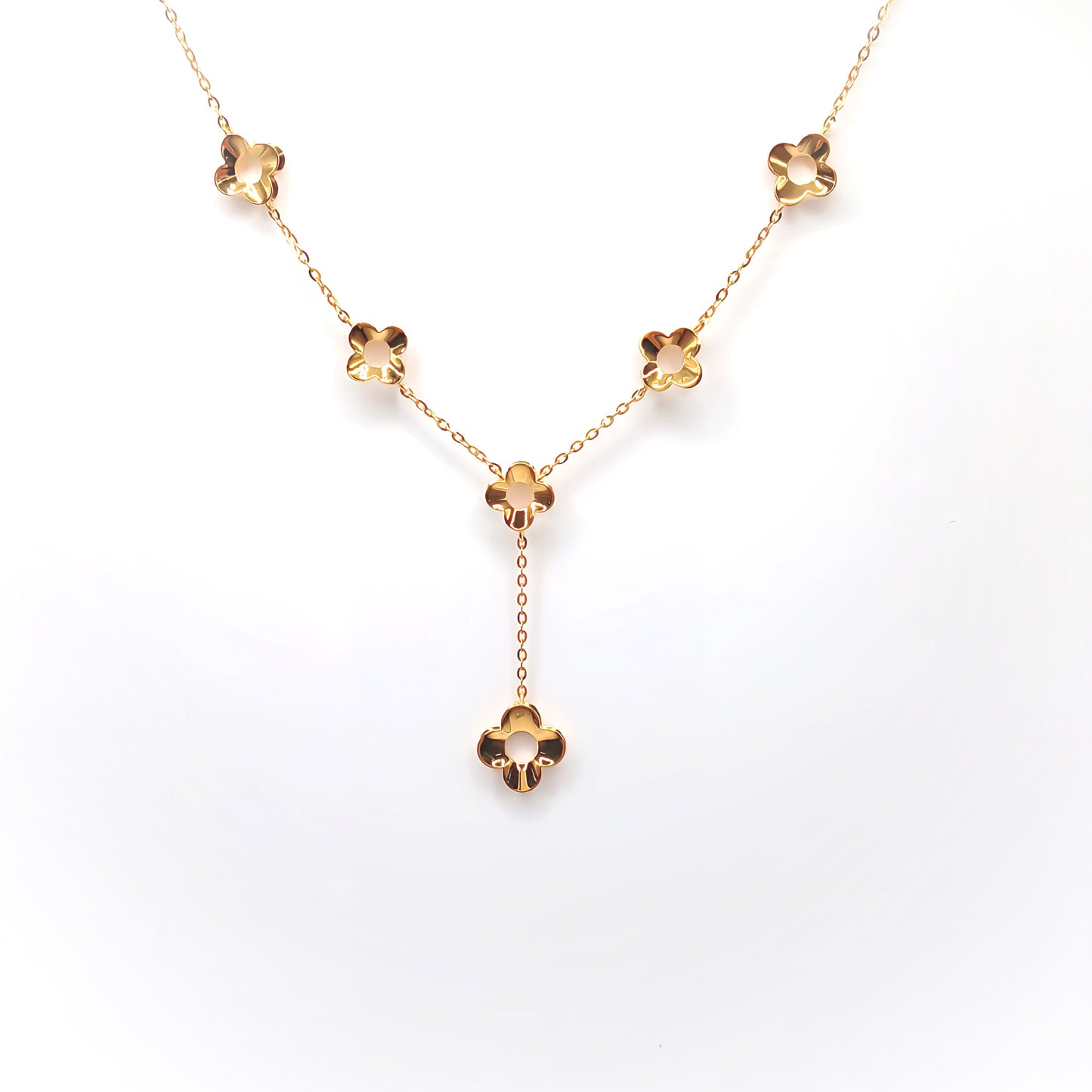 22K / 916 Gold - Inspire Chieti Clover Necklace - 6.14 gm
