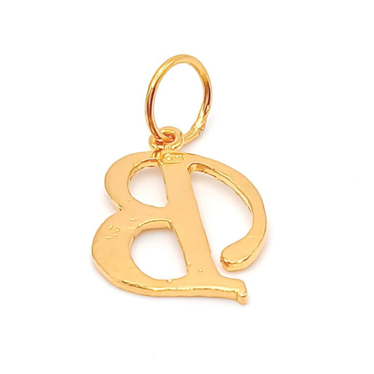 22K / 916 Gold - Alphabet Pendant Letter: B - 1.63 gm