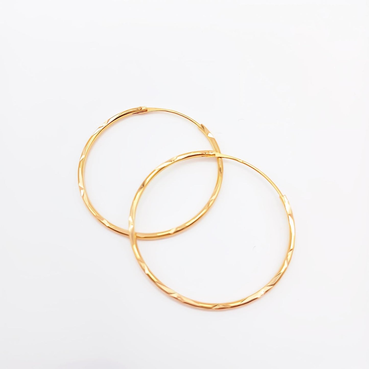 22K / 916 Gold - Round Continental Earring - 1.63 gm