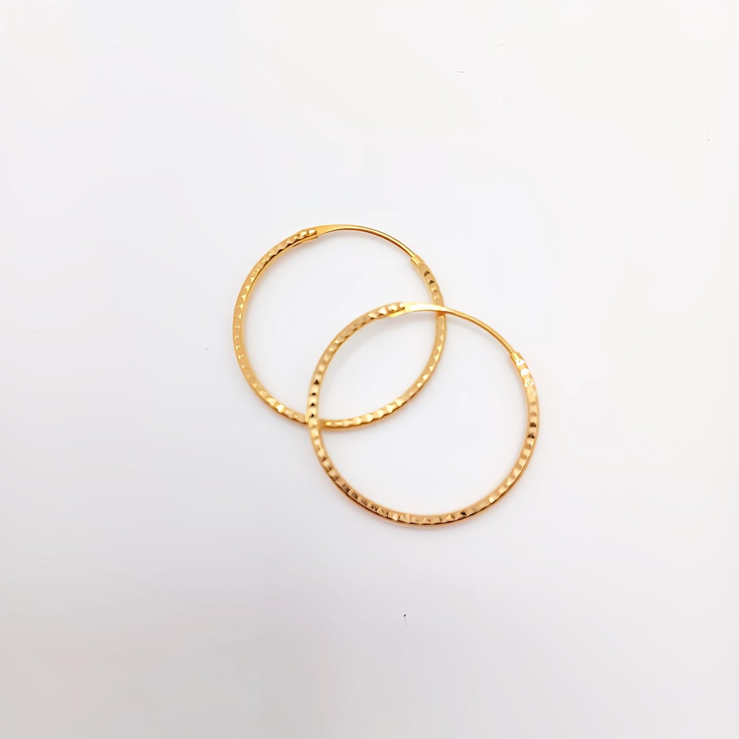22K / 916 Gold - Round Continental Earring - 1.20 gm