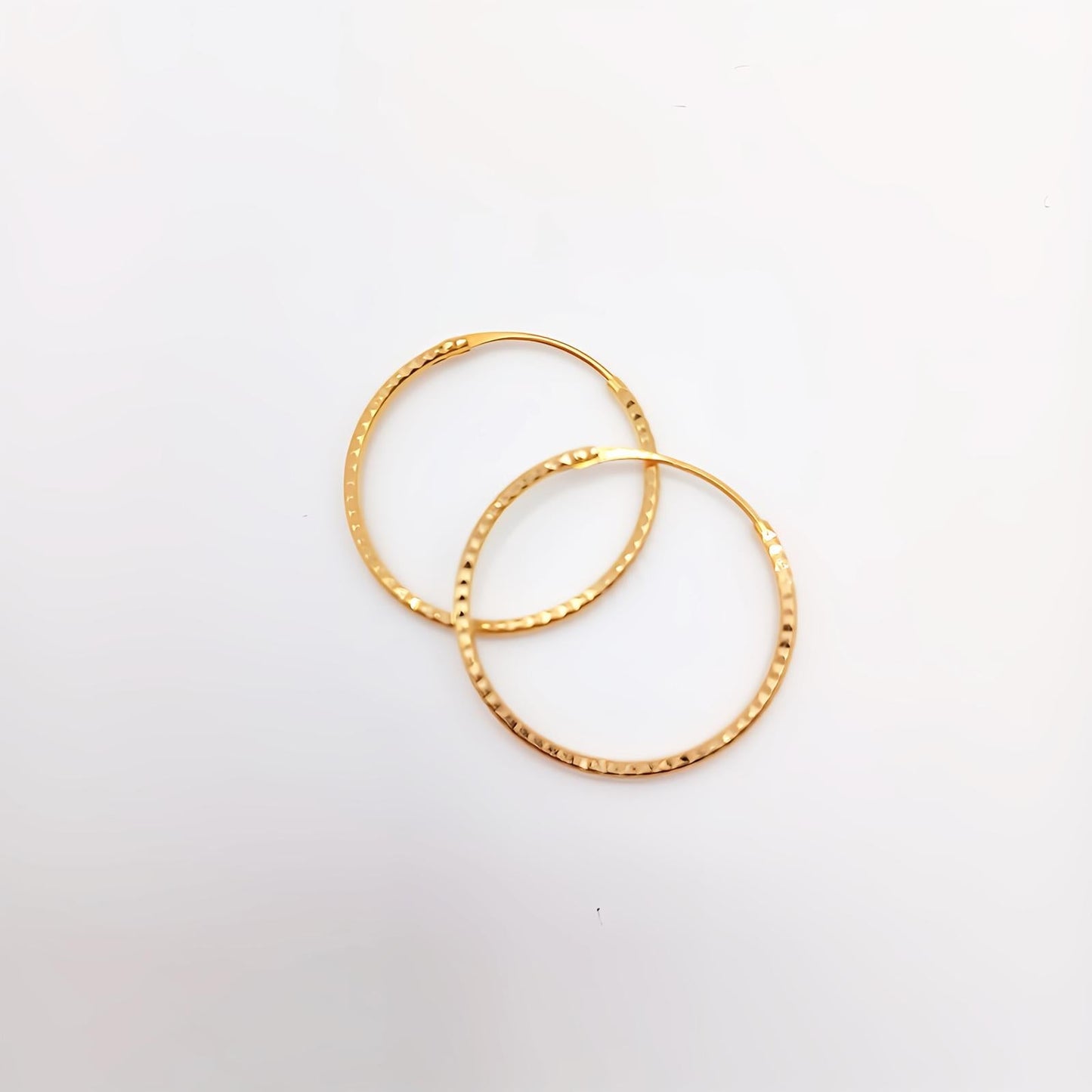 22K / 916 Gold - Round Continental Earring - 1.18 gm