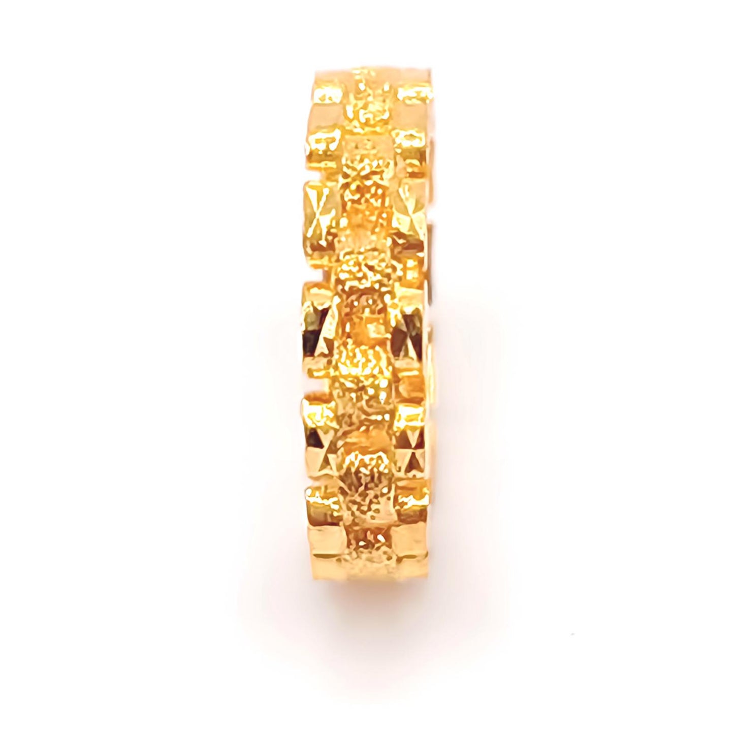 22K / 916 Gold - D/C Rolex Ring - 3.12 gm