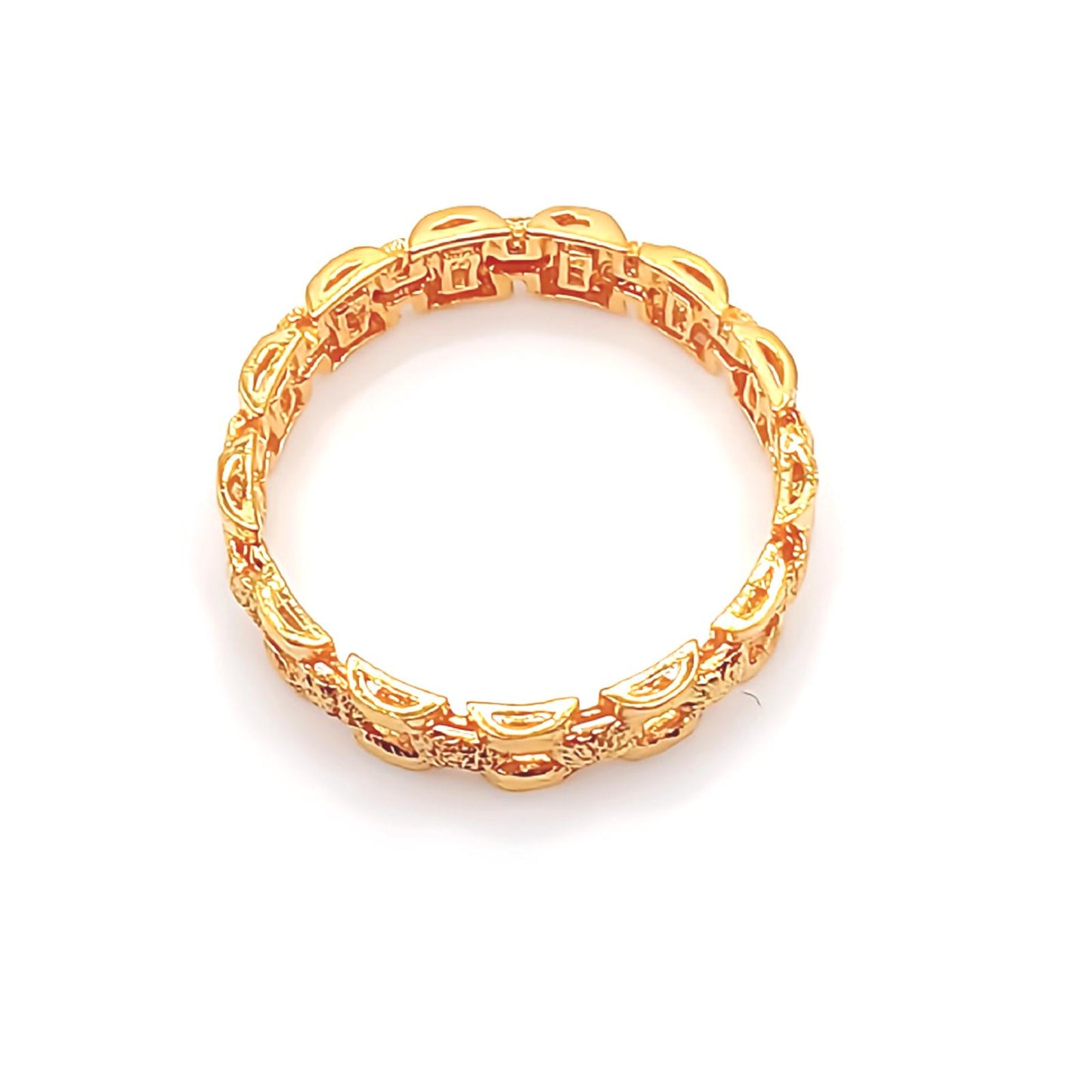 22K / 916 Gold - D/C Rolex Ring - 3.12 gm