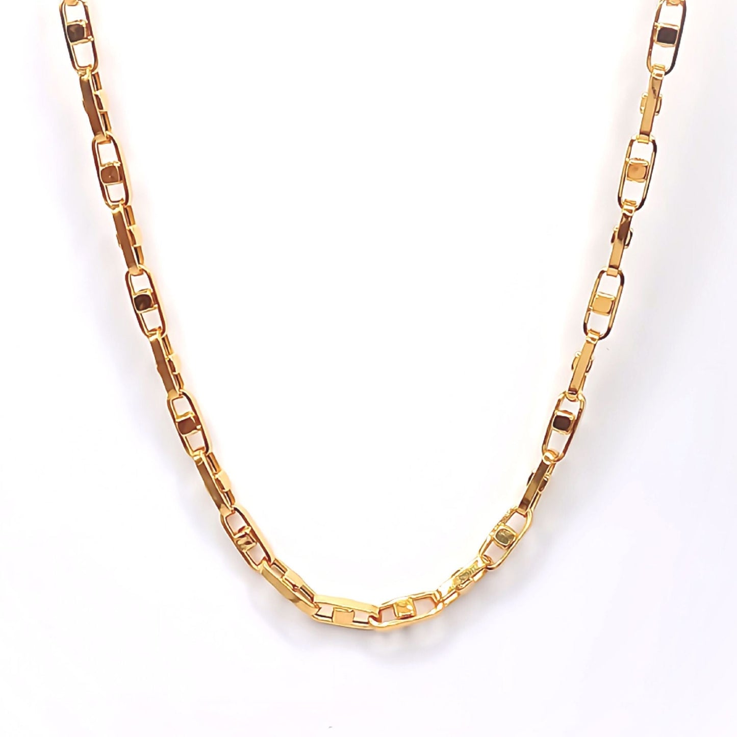22K / 916 Gold - Inspire Modest Halo Necklace - 14.25 gm