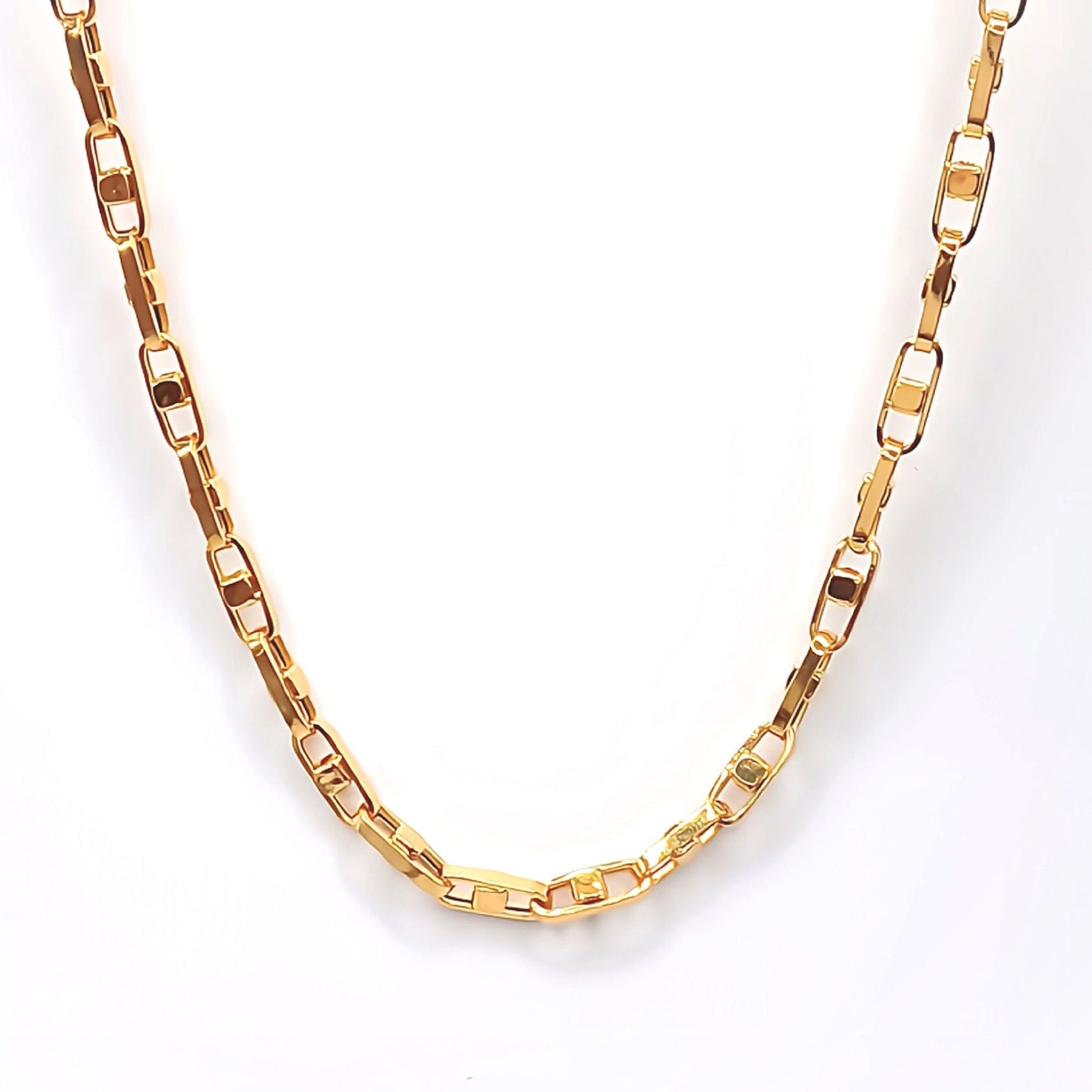 22K / 916 Gold - Inspire Modest Halo Necklace - 14.25 gm