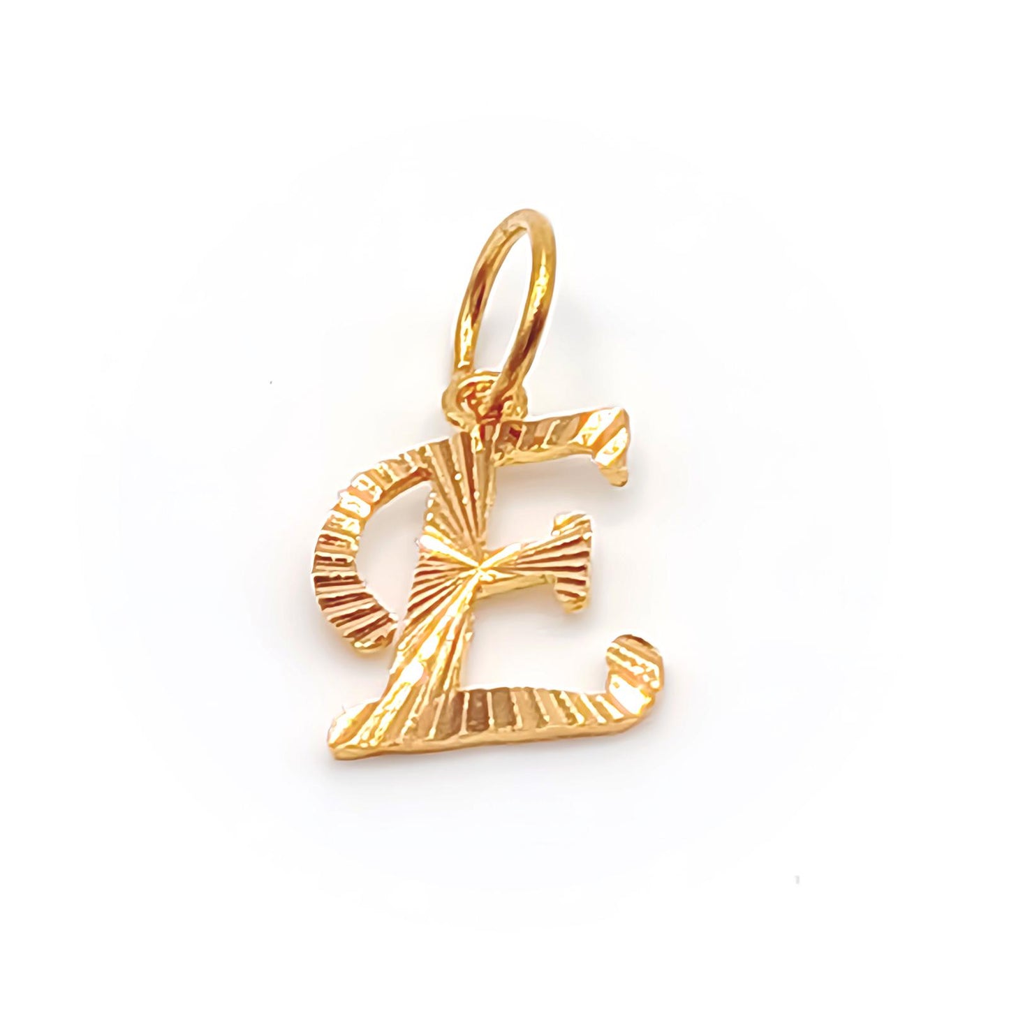 22K / 916 Gold - Alphabet Pendant Letter: E - 0.87 gm