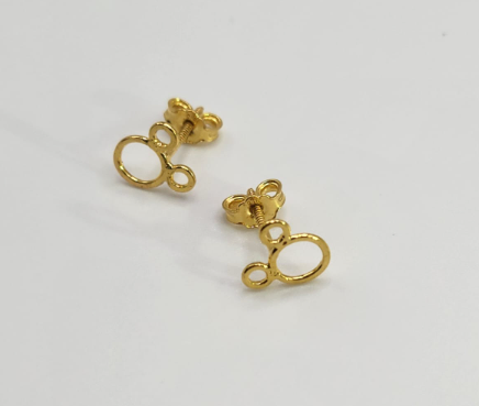 22K / 916 Gold - Ivry Estelle Earring - 0.93 gm