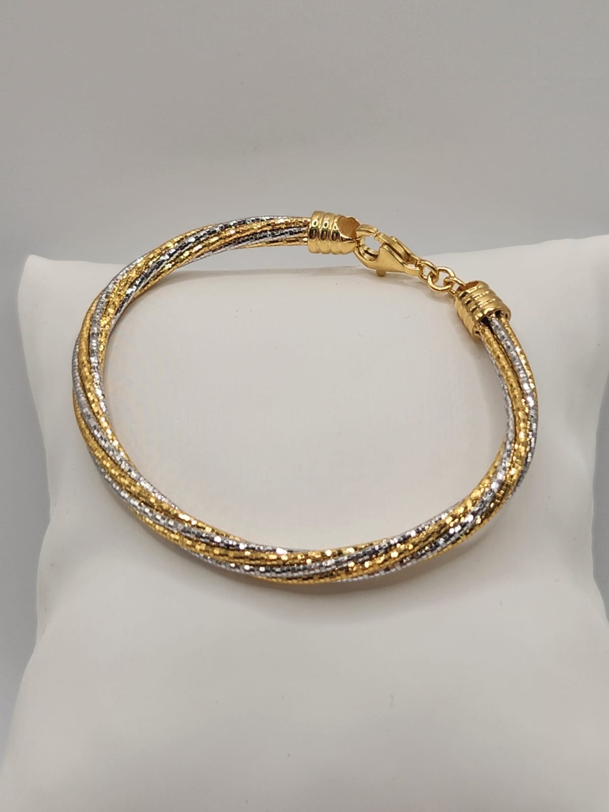 22K / 916 Gold - Inspire Chieti Diane Dual Tone Bracelet - 25.12 gm