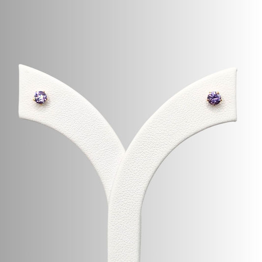 22K / 916 Gold - Ivry Estelle Stone Earring - 0.95 gm