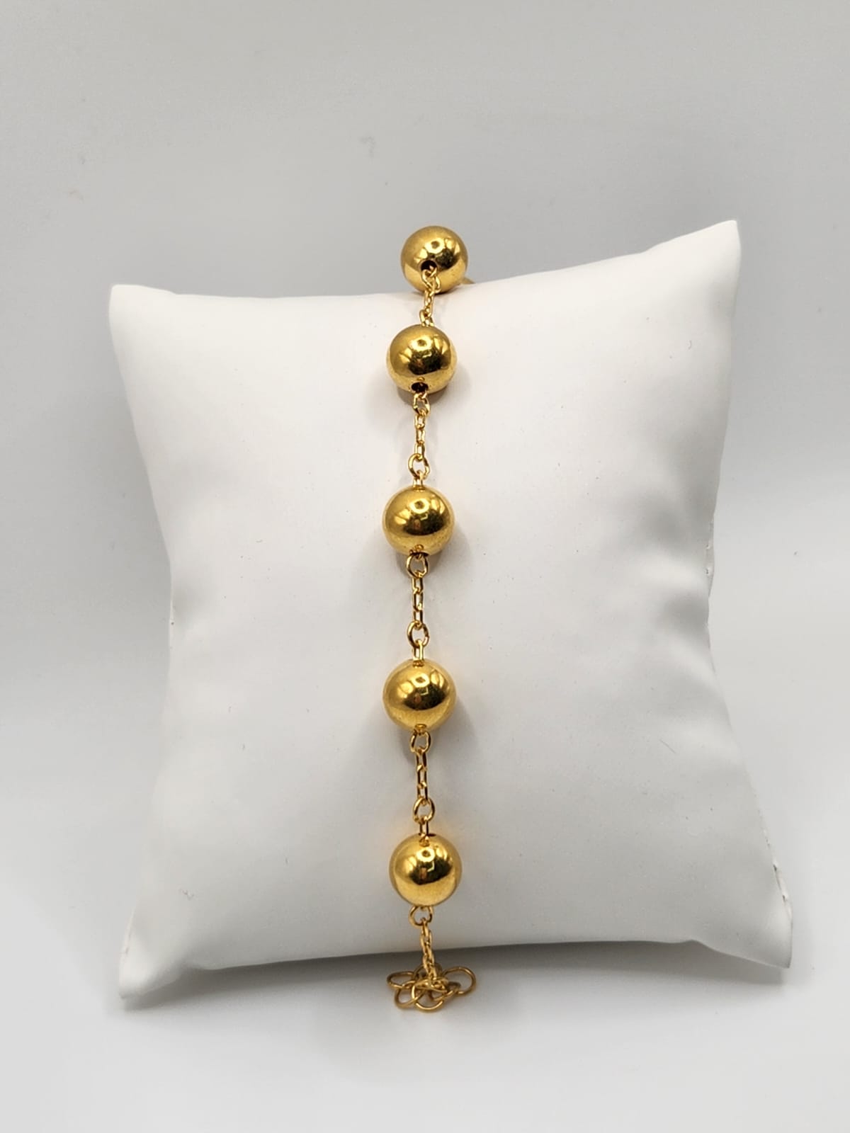 22K / 916 Gold - Ivry Chelsea Modest Ball Bracelet - 12.76 gm