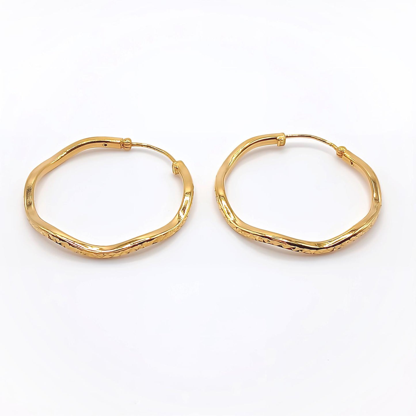 22K / 916 Gold - Continental Earring - 6.15 gm