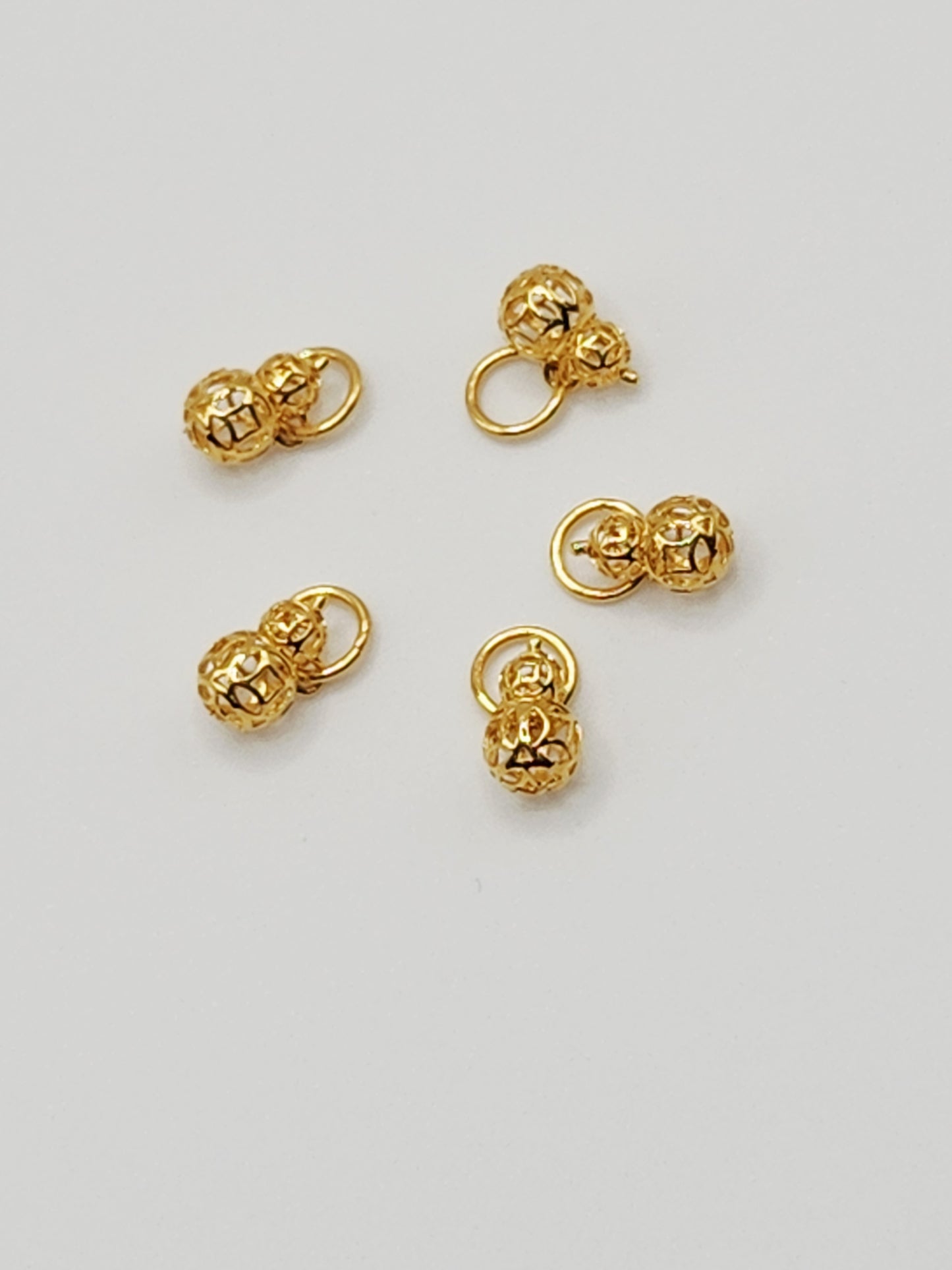 22K / 916 Gold - Inspire Ivry Luna Pendant Twin - 0.30 gm