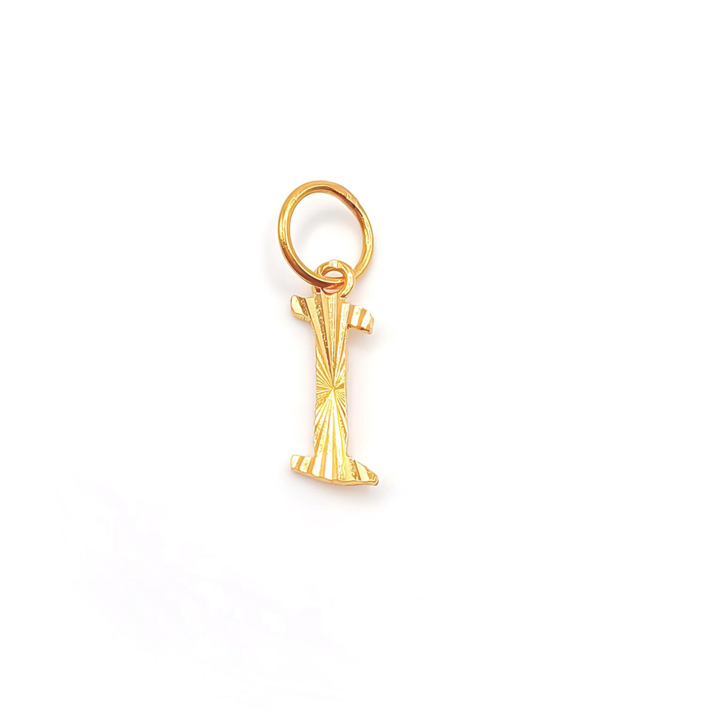 22K / 916 Gold - Alphabet Pendant Letter: I - 0.58 gm