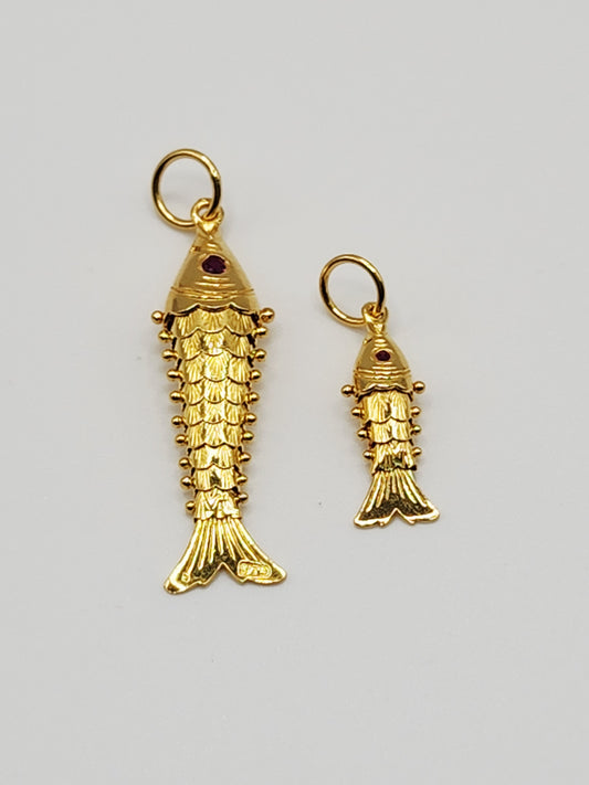 22K / 916 Gold - Inspire Chieti Iris Fish Pendant - 5.06 gm