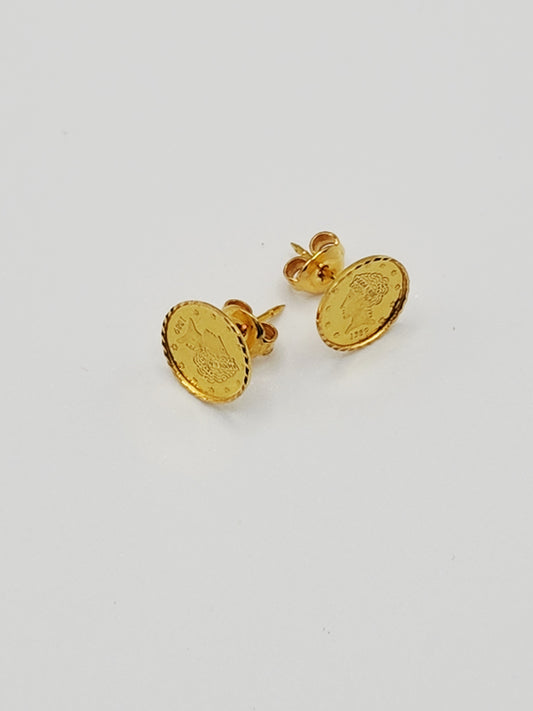 22K / 916 Gold - Inspire Chieti Iris Earring - 1.40 gm