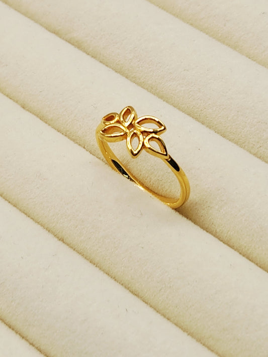 22K / 916 Gold - Inspire Chieti Iris Petal Ring - 2.90 gm