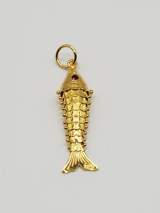 22K / 916 Gold - Inspire Chieti Iris Fish Pendant - 5.06 gm