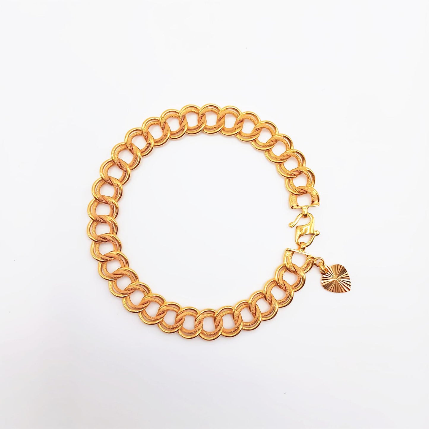 22K / 916 Gold - D/Cut Combe Coco Bracelet - 4.21 gm