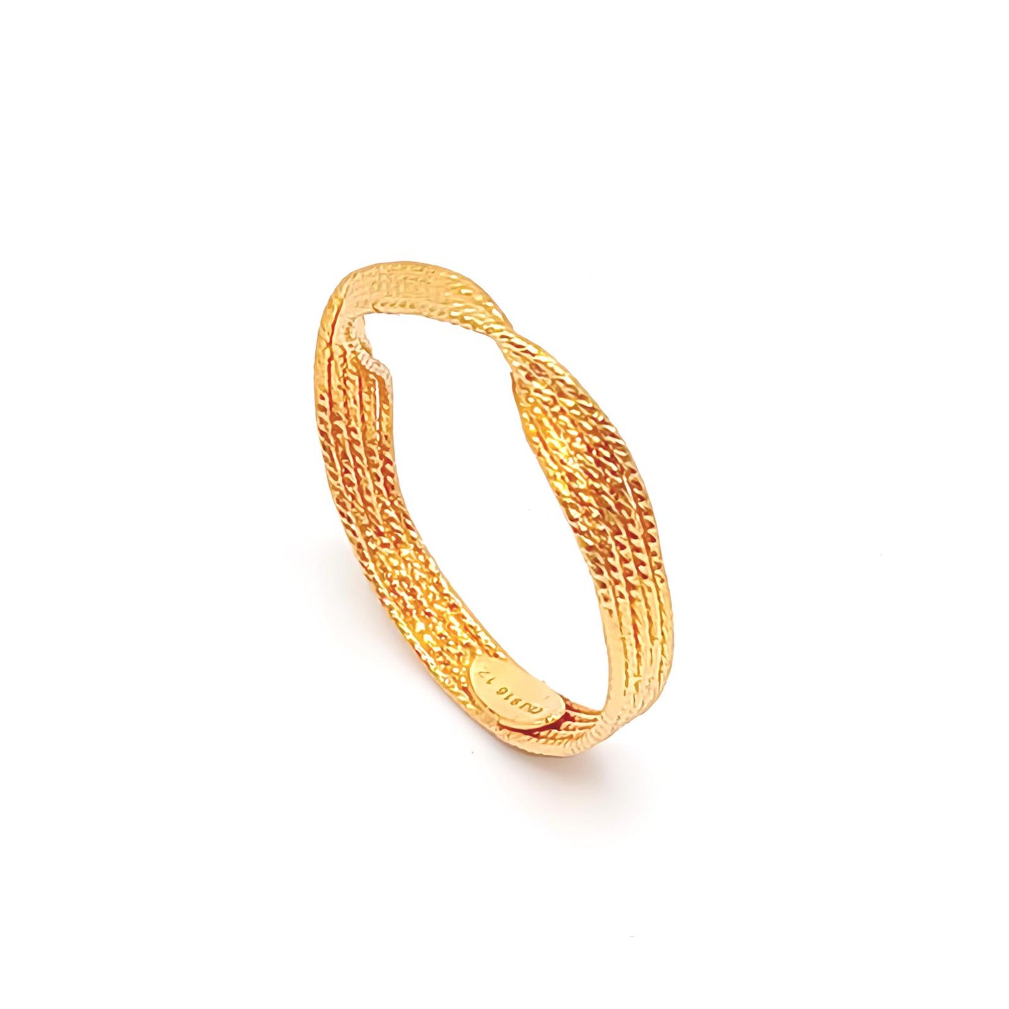 22K / 916 Gold - Inspire Chieti Swastika Ring - 1.58 gm