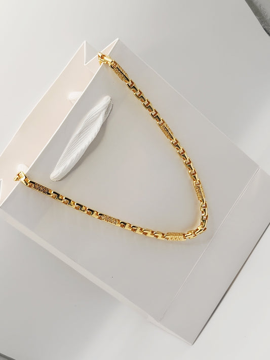 22K / 916 Gold - Inspire Ivry Iris Necklace - 23.10 gm