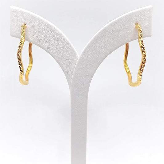 22K / 916 Gold - Continental Earring - 6.15 gm