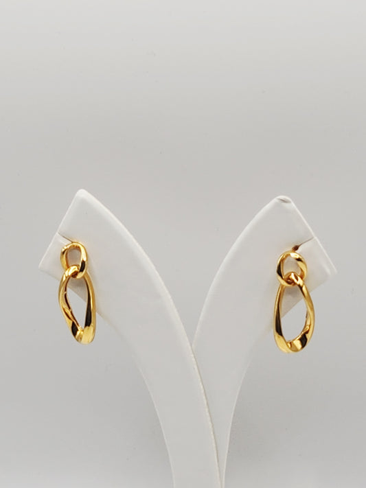 22K / 916 Gold - Inspire Ivry Hazel Earring - 3.94 gm