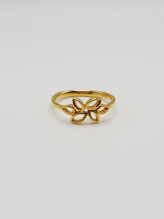 22K / 916 Gold - Inspire Chieti Iris Petal Ring - 2.90 gm