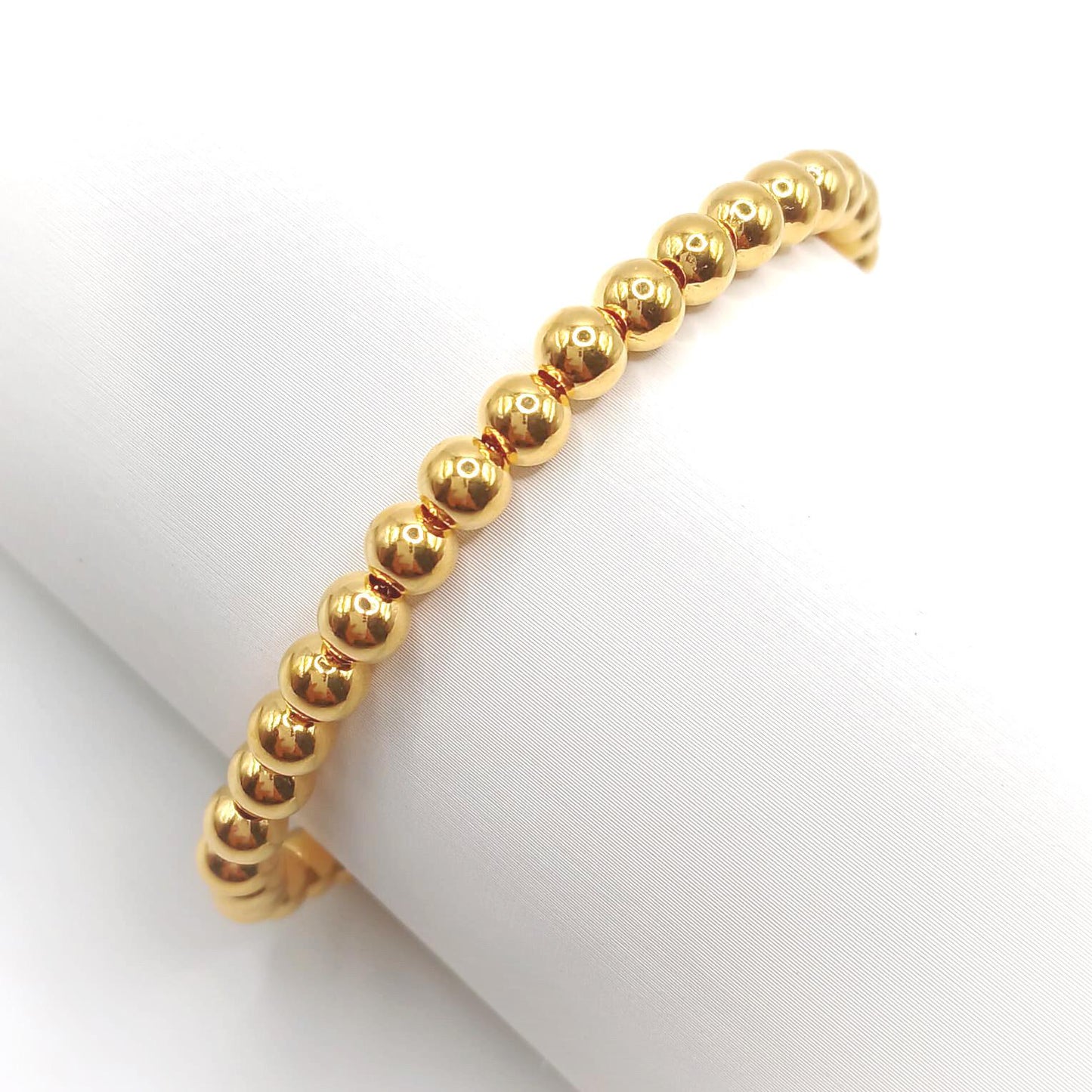 22K / 916 Gold - Ball Beads Bracelet - 13.1 gm