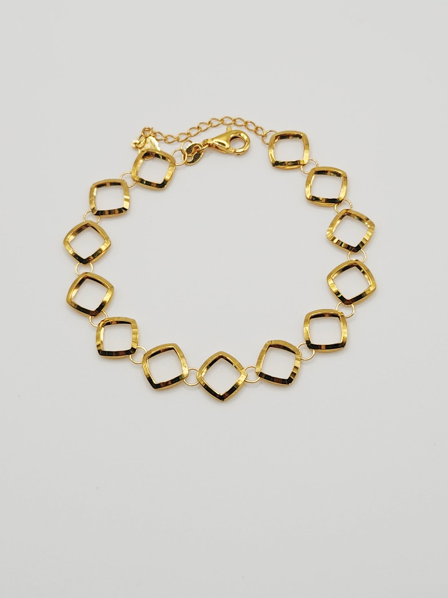 22K / 916 Gold - Inspire Chieti Queen Square Bracelet - 4.21 gm