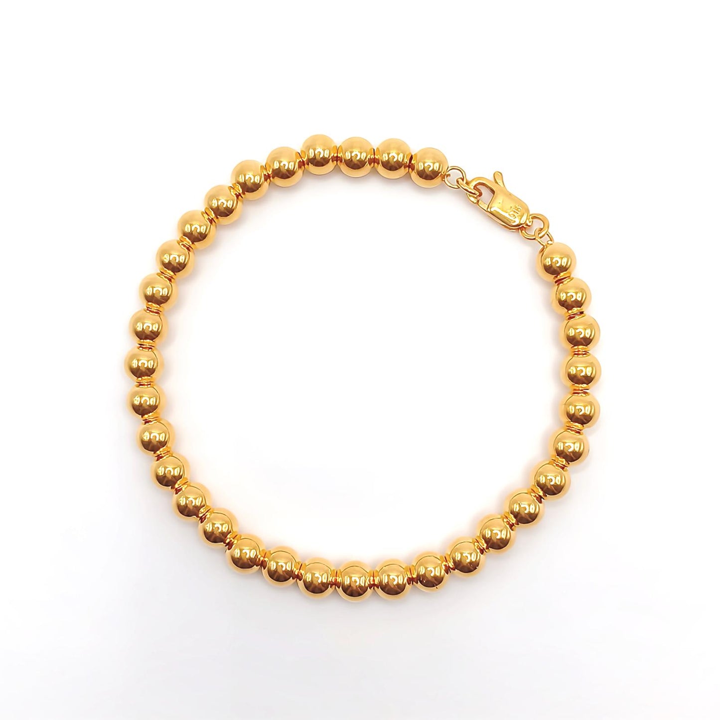22K / 916 Gold - Ball Beads Bracelet - 13.1 gm