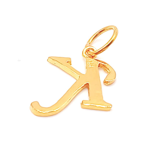 22K / 916 Gold - Alphabet Pendant Letter: K - 1.10 gm