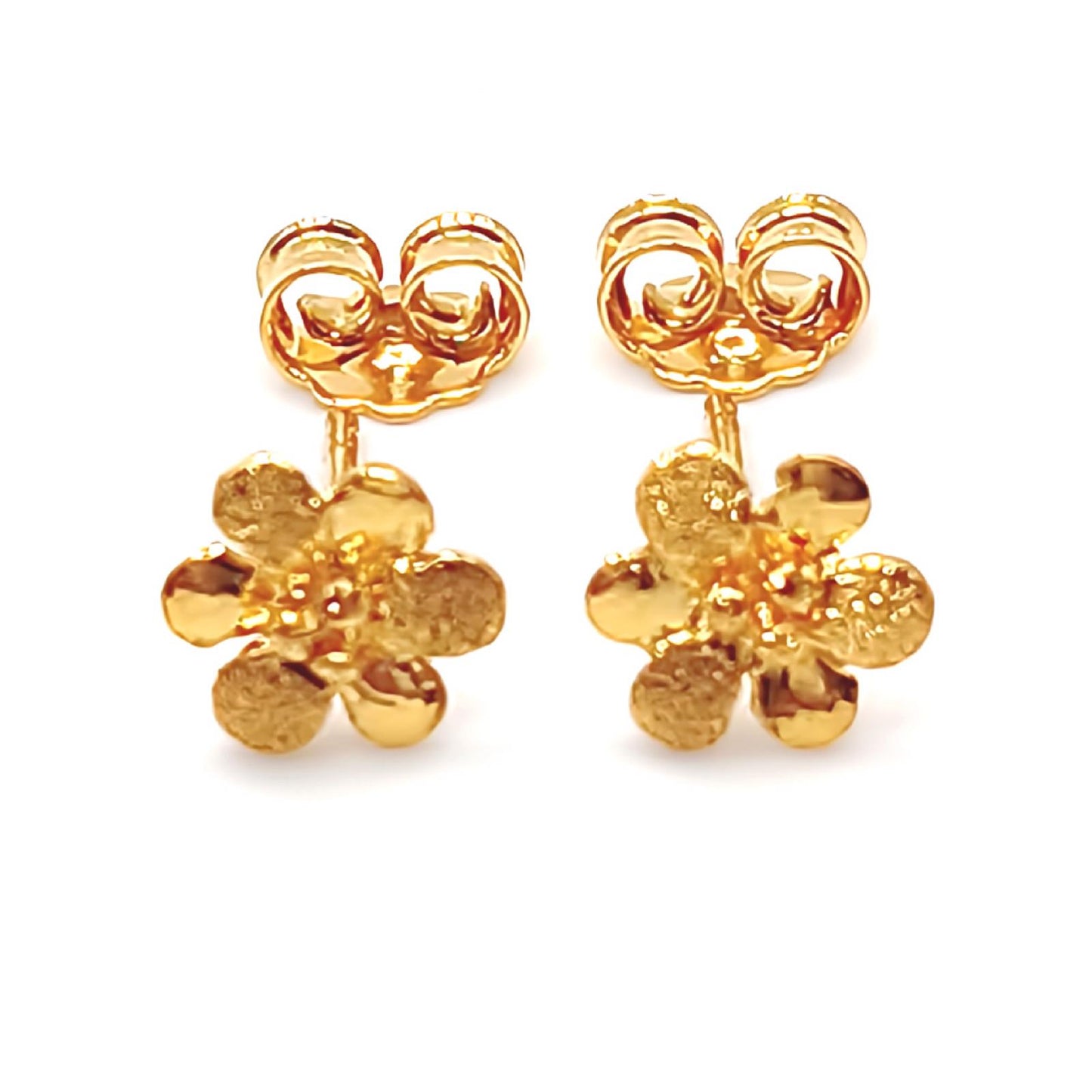 22K / 916 Gold - Ear Studs Flower - 1.4 gm