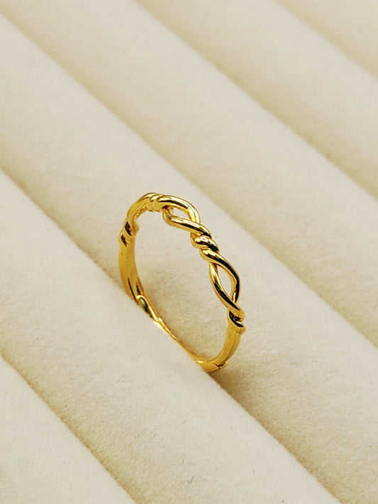 24K / 999 Gold - Inspire Chieti Iris Twist Ring - 2.44 gm