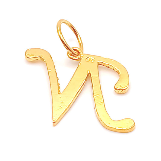 22K / 916 Gold - Alphabet Pendant Letter: N - 2.02gm
