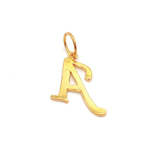 22K / 916 Gold - Alphabet Pendant Letter: A - 0.92 gm