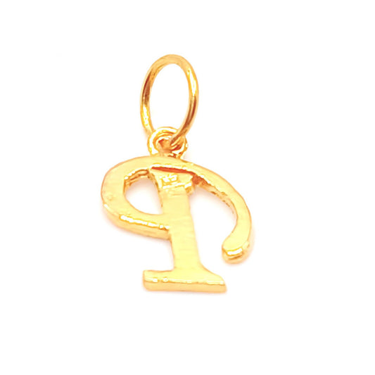 22K / 916 Gold - Alphabet Pendant Letter: P - 0.98 gm