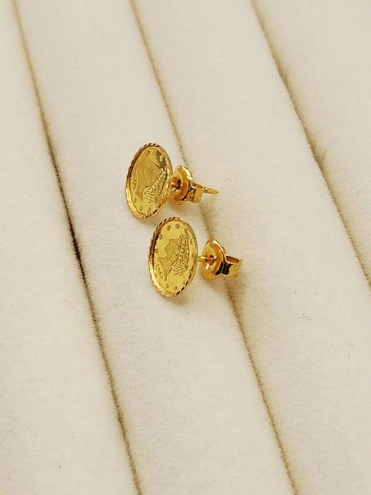 22K / 916 Gold - Inspire Chieti Iris Earring - 1.40 gm