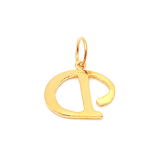 22K / 916 Gold - Alphabet Pendant Letter: D - 1.16 gm