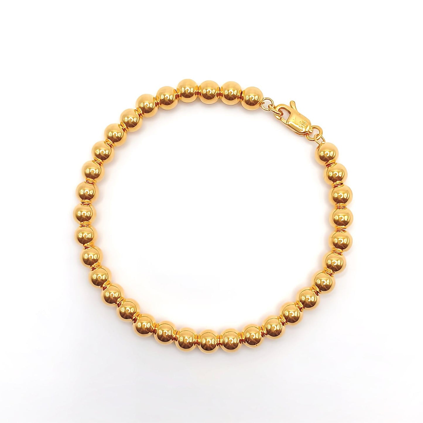 22K / 916 Gold - Modest Ball Beads Bracelet - 12.5 gm