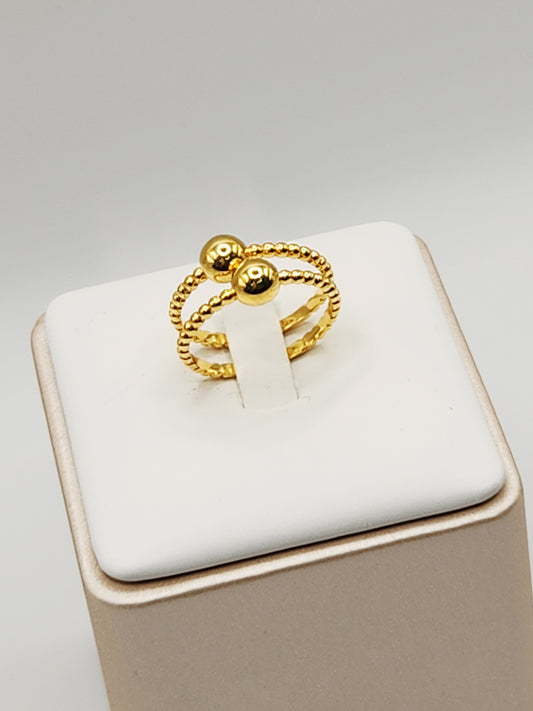 22K / 916 Gold - Inspire Ivry Heidi Ring - 1.95 gm
