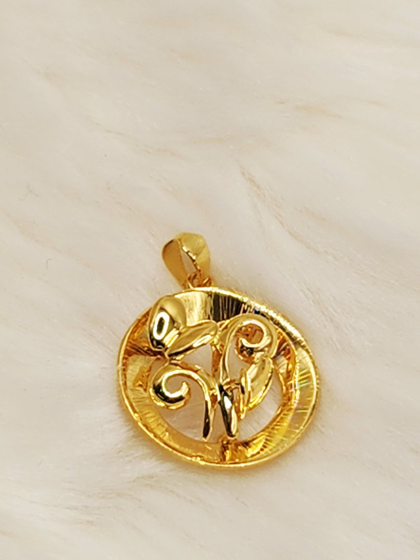 22K / 916 Gold - Inspire Ivry Scarlett Pendant - 3.36 gm
