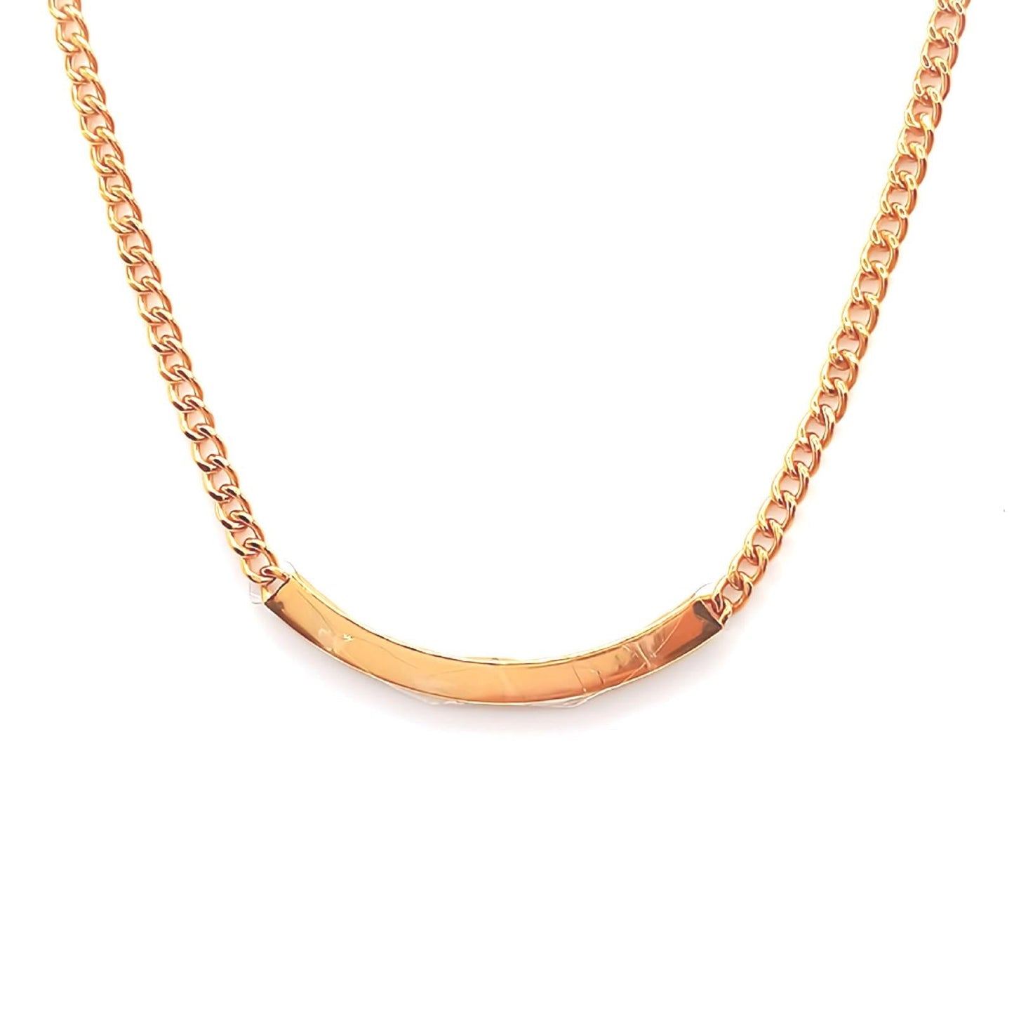 22K / 916 Gold - Inspire Modest Crescent Necklace - 10.03 gm