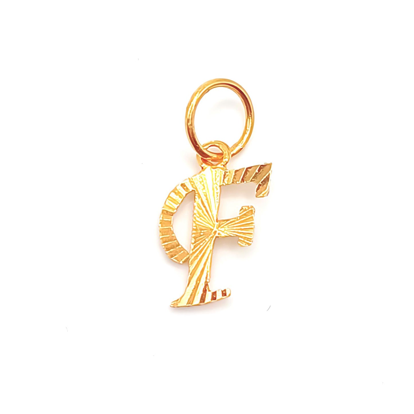 22K / 916 Gold - Alphabet Pendant Letter: F - 0.83 gm