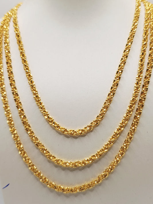 22K / 916 Gold - Ivry Hazel Necklace - 17.60 gm