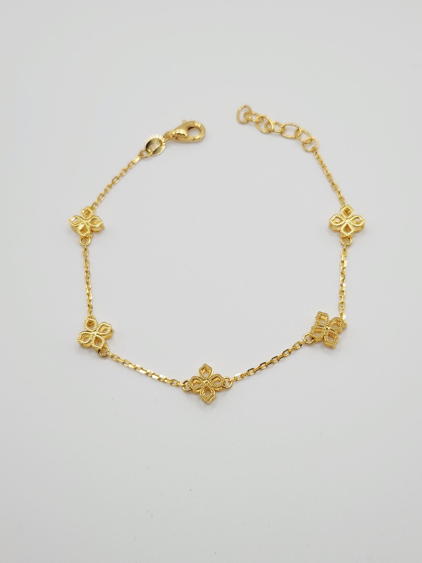 22K / 916 Gold - Inspire Chieti Queen Clove Bracelet - 3.84 gm