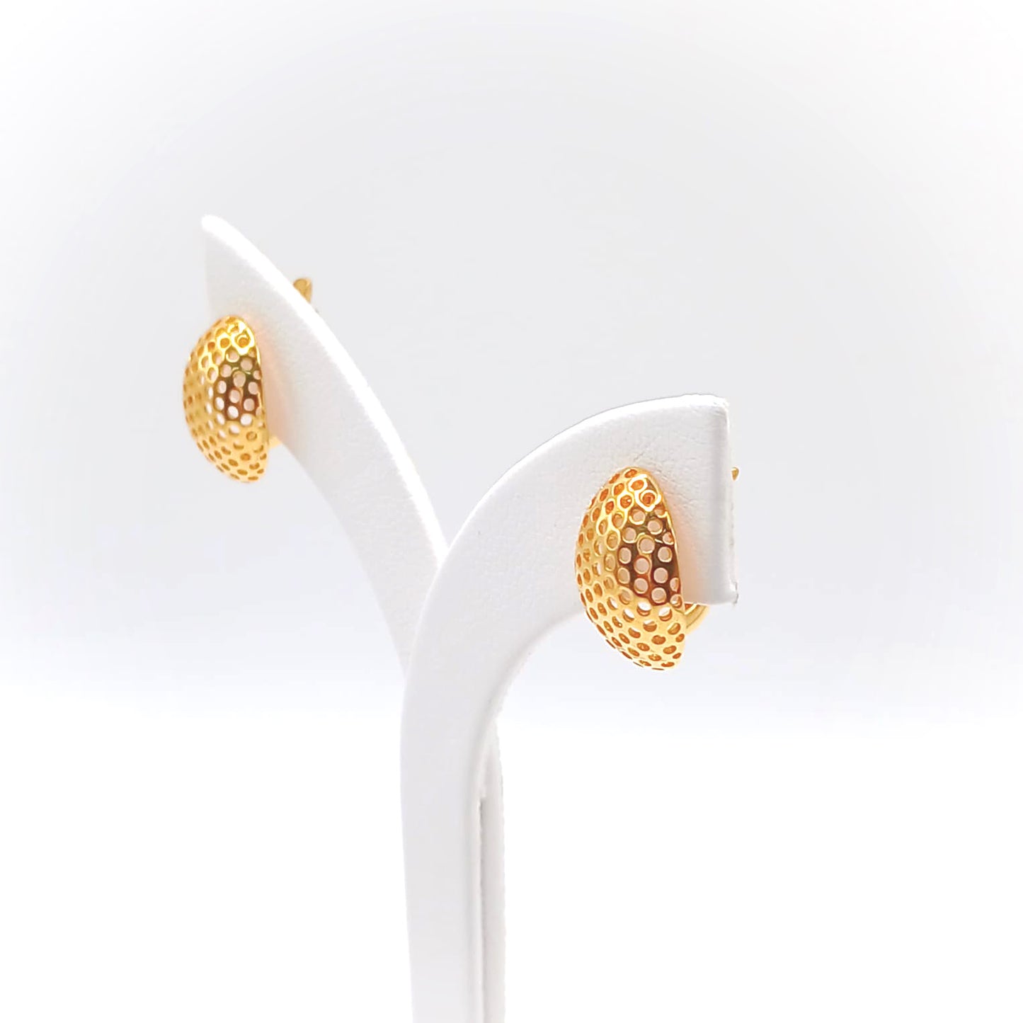 22K / 916 Gold - Inspire Jubilee Dottee Oval Earring - 3.00 gm